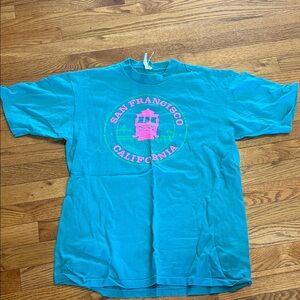 Vintage San Francisco Teal Crewneck T-Shirt